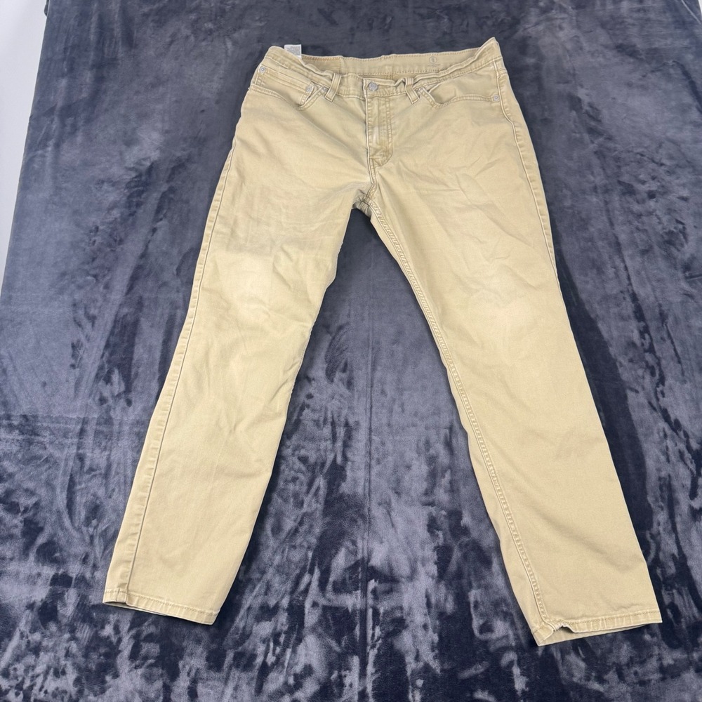 Levi's 511 Slim Fit Pants Mens W34 L30 Khaki Tan All Seasons Tech 5-Pocket